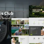 Tennis - Tennis And Sports Club WordPress Elementor Theme