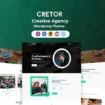 Cretor - Creative Agency & Portfolio WordPress Theme