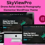SkyViewPro - Drone Aerial Video & Photography Elementor WordPress Theme