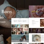 Babypiks - Newborn Photography WordPress Elementor Theme