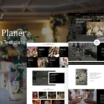 RoseCristal - Event Planner And Wedding Planner WordPress Elementor Theme