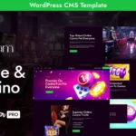 Gulam - Online Games And Casino Multipurpose Responsive WordPress Theme