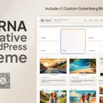 Sarna - Creative WordPress Block Theme for Content Creators