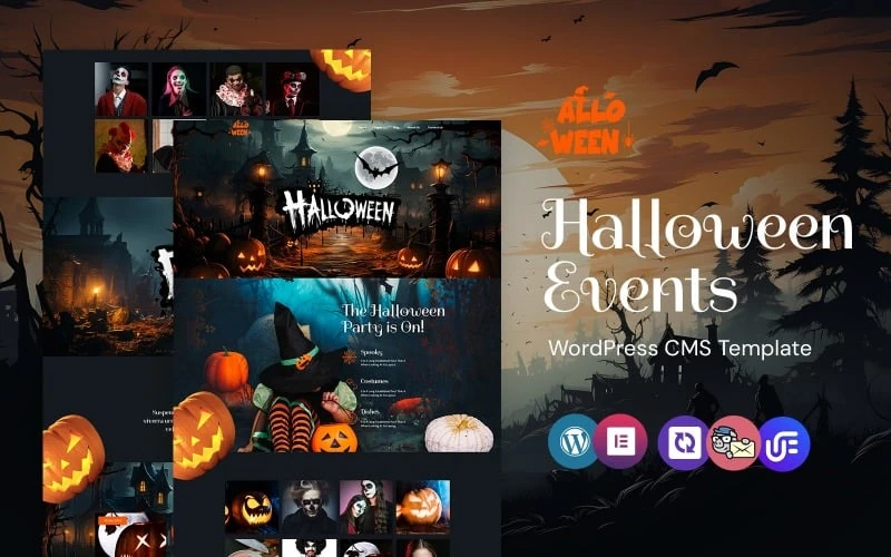AlloWeen - Halloween Party And Events WordPress Elementor Theme