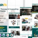 Helthfit - Psychology Therapy & Counseling WordPress Theme