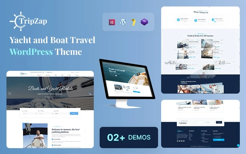 Tripzap – Yacht, Yachting & Boat Rental WordPress Theme