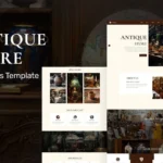 Antiqua - Antique Collectibles And Curiosities WordPress Elementor Theme