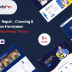 HandyPro - Repair , Cleaning & Construction Handyman Services WordPress Theme