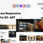 EZ Art – Minimalist And Modern Template for Art Galleries and Exhibitions