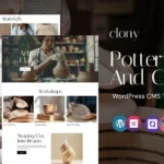 Clony - Ceramic and Pottery WordPress Elementor Theme
