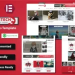 AnimeTech – Anime & Manga News WordPress Elementor Template