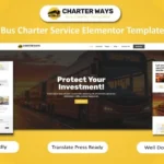 Charter Ways - Bus Charter Service WordPress Elementor Template