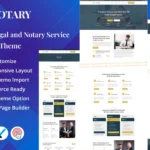 Notary - Professional Notary and Document Services WordPress Theme