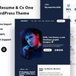 Sourov - Resume & Cv One Pages WordPress Theme