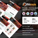 Primok - Digital Printing and 3D Printing Service WordPress Theme