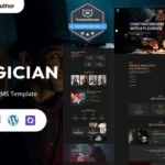 Wizard - Magician Showcase And Entertainment WordPress Elementor Theme