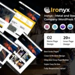 Ironyx - Metal and Steelworks Company WordPress Theme
