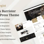 Legist - Law & Barrister Personal Portfolio WordPress Theme