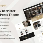 Respet - Law & Attorney Personal Portfolio WordPress Theme
