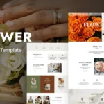 Flower Shoop - Elegant Flower Shop, Wedding Flowers & Decoration WordPress Elementor Theme