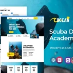 Ocean - Scuba Diving Academy And Adventure WordPress Elementor Theme