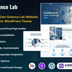 Science Laboratory WordPress theme