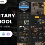 Cadet Institute - Military Academy, Military Education And Army Training WordPress Elementor Theme