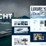 Seasphere - Luxury Yacht Rentals And Services WordPress Elementor Theme