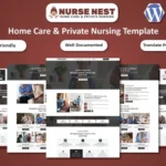 Nurse Nest - Home Care & Private Nursing WordPress Elementor Template