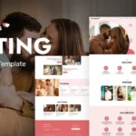 Love Hearts - Online Dating And Matchmaking WordPress Elementor Theme