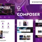 Tyoon - Musician Portfolio & Composer Website WordPress Elementor Theme