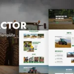 Tiller - Agricultural Machinery, Farming Tools And Tractor WordPress Elementor Theme