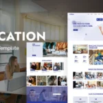 US School - Distance Learning And Education Portal WordPress Elementor Theme
