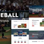 Fastball Fast - Baseball Club And Sports WordPress Elementor Theme