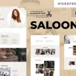 Glamour Hub - Modern Barber Shop & Hair Salon WordPress Elementor Theme