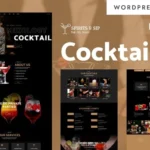 Spirits & Sip - Cocktail Lounge & Bartender WordPress Elementor Theme
