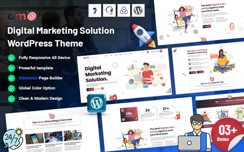 Dmo - Digital Marketing WordPress Theme