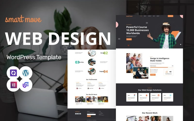 Smart Move - Web Design And Creative Agency WordPress Elementor Theme