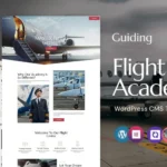 Guiding - Flight School And Private Airline WordPress Elementor Theme