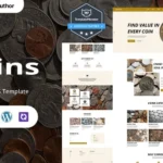 CoinEraa - Antique, Historic And Exhibition Coins WordPress Elementor Theme