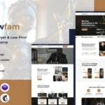 Lawfam - Lawyer & Law Firm WordPress Theme