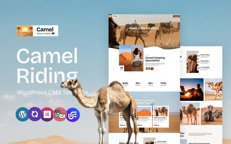 Camel - Camel Riding and Adventure Multipurpose WordPress Elementor Theme
