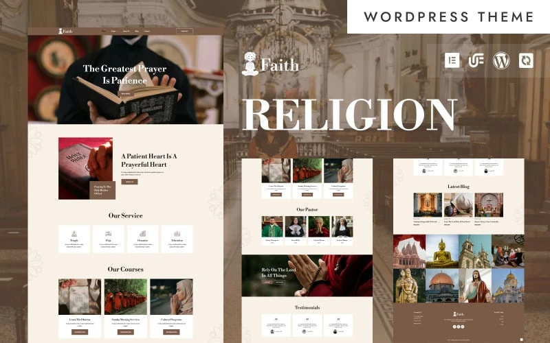 Faith - Church & Religious WordPress Elementor Theme