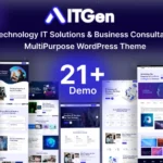 ITGen - Technology IT Solutions & Business Consultant WordPress Theme
