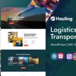 Hauling - Logistics, Transportation And Cargo Services WordPress Elementor Theme