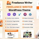 Freelance Writer Elementor WordPress Theme