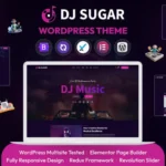 Dj Sugar Music Responsive WordPress Theme