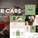 Hair Infiniti - Hair Salon And Beauty Care WordPress Elementor Theme