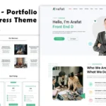Arafat – Personal Portfolio WordPress Theme