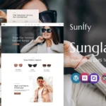 Sunify - Eyeglasses and Sunglasses WordPress Elementor Theme